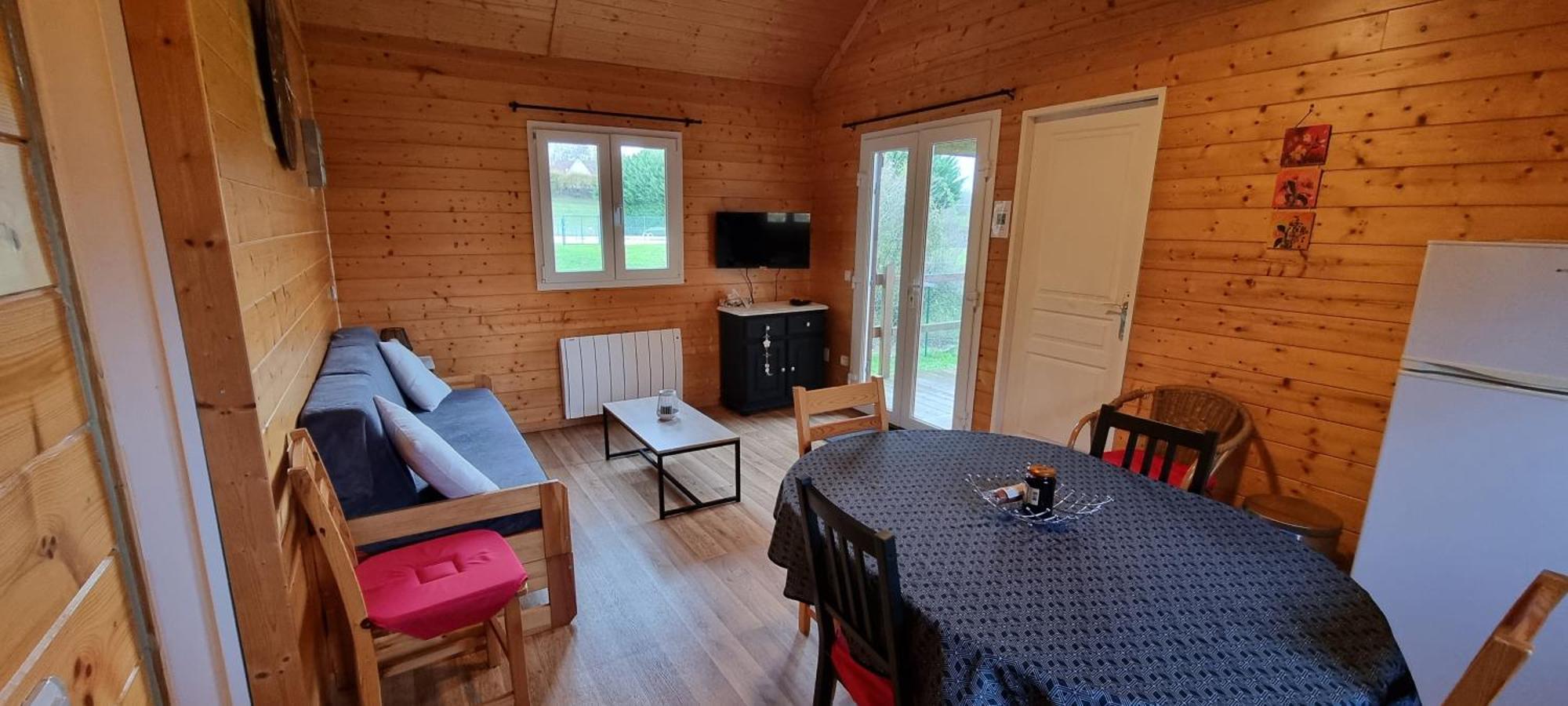 Chalets Etang Sur Arroux Exteriör bild